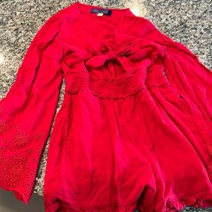 Francesca’s Red Romper